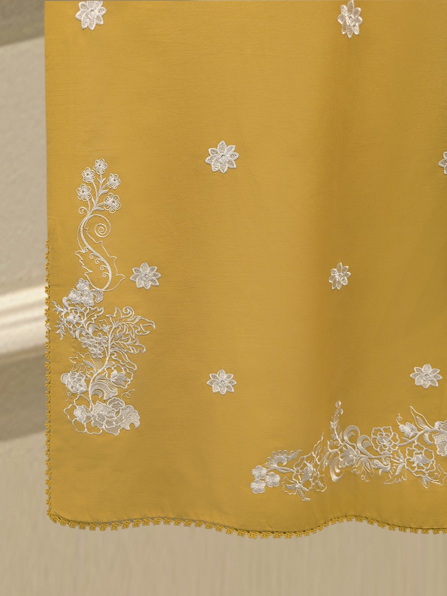 3 Piece - Embroidered Cambric Suit