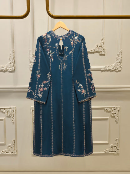3 Piece - Pure Khaddi Silk Embroidered Suit