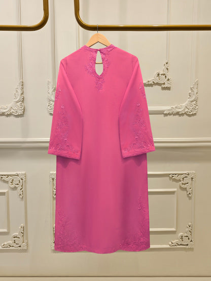 3 Piece - Embroidered Cambric Suit