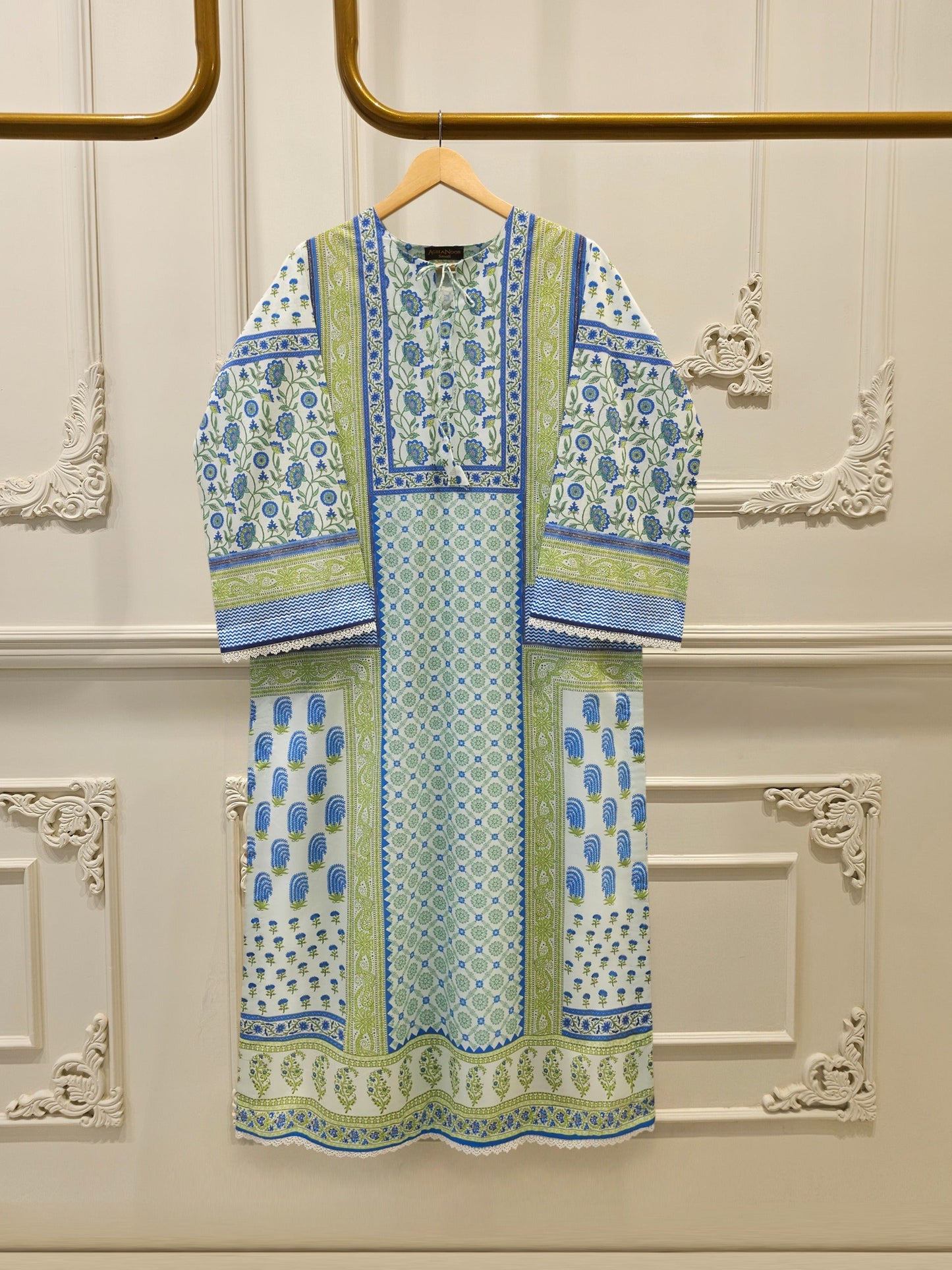 Elegant Digital Printed Cambric Shirt