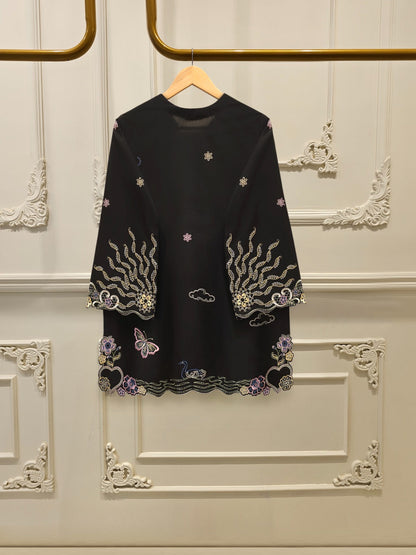2 Piece - Embroidered Cambric Suit