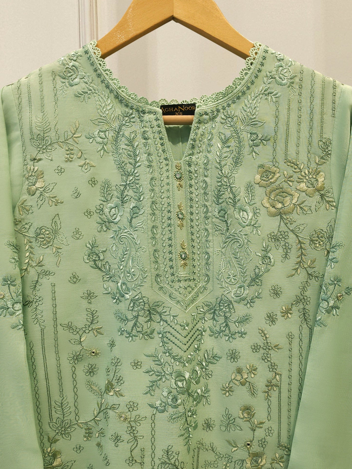 Embroidered Kora Cotton Shirt
