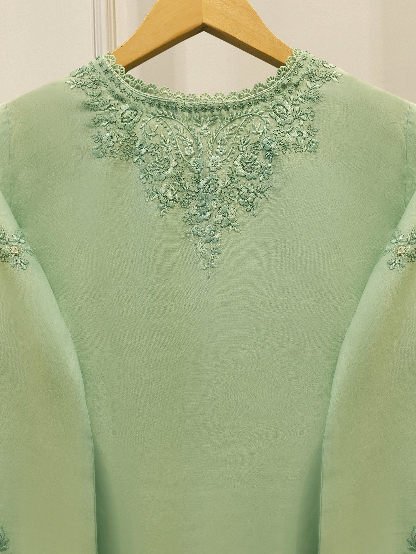 Embroidered Kora Cotton Shirt