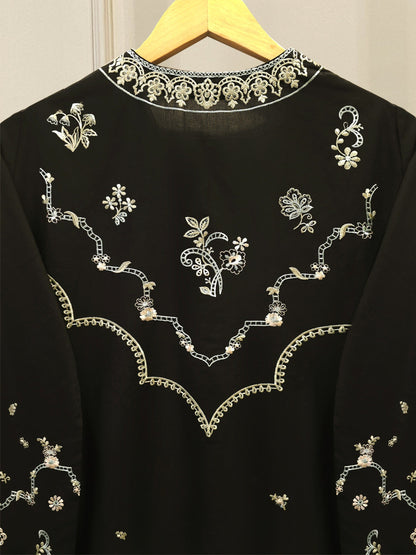 2 Piece - Embroidered Cambric Suit