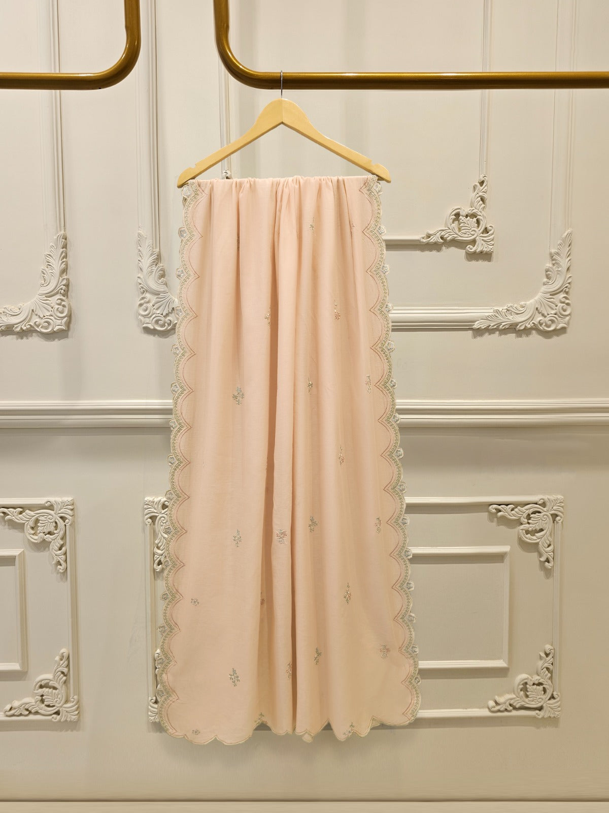 2 Piece - Embroidered Cambric Suit