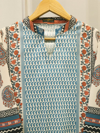 Elegant Digital Printed Cambric Shirt