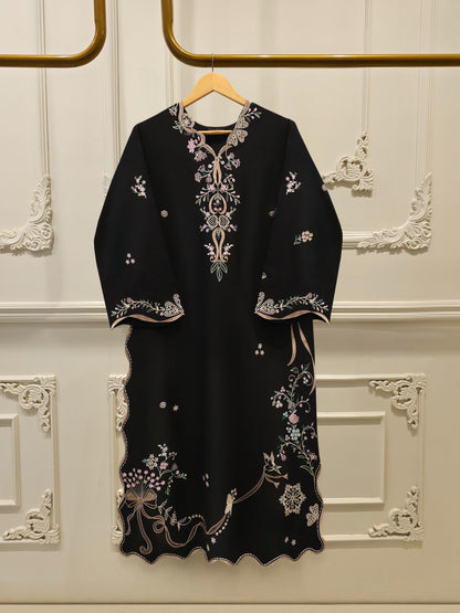 2 Piece - Embroidered Cambric Suit