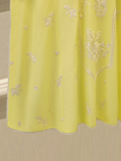 3 Piece - Embroidered Cambric Suit