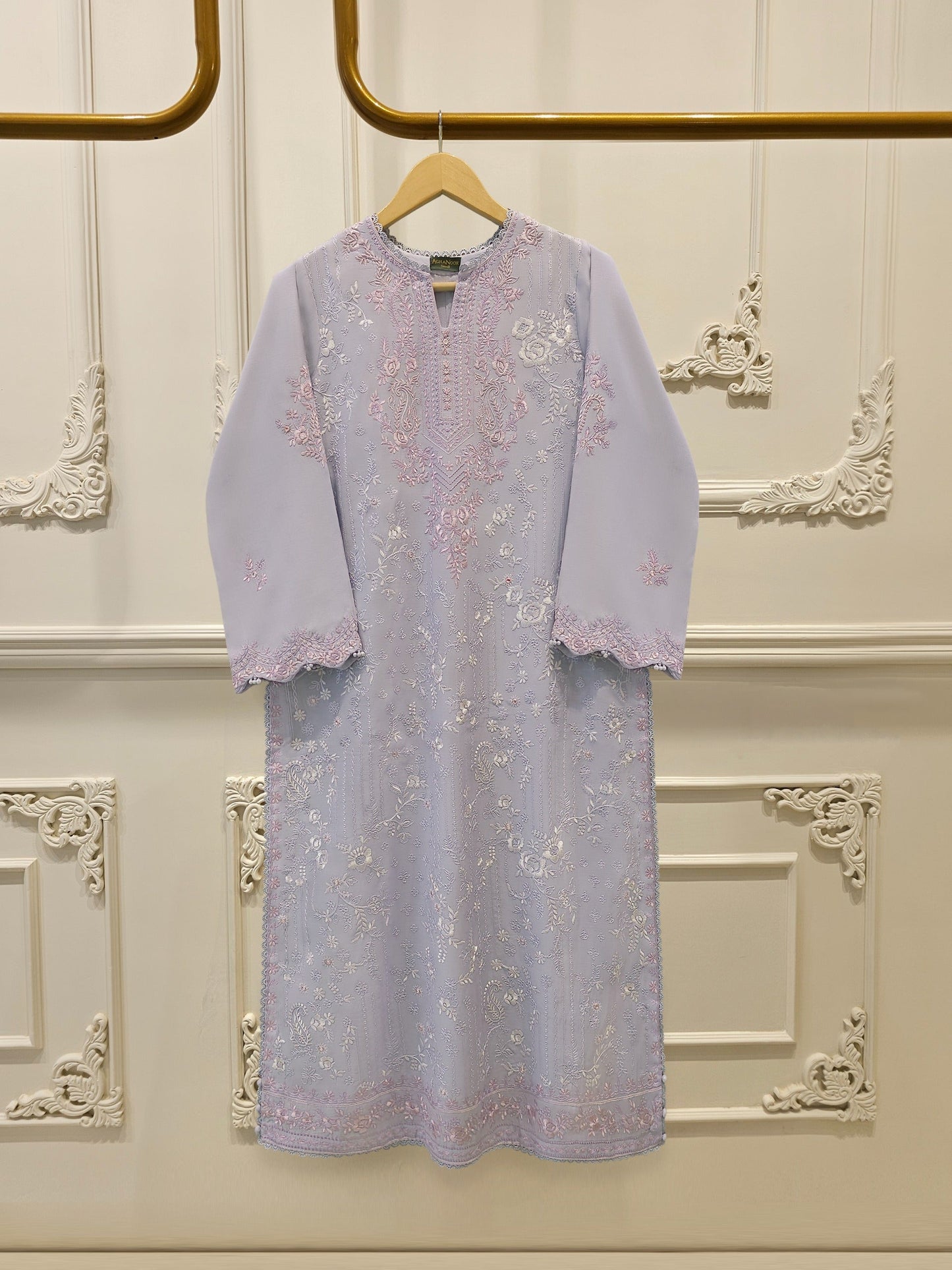 Embroidered Kora Cotton Shirt
