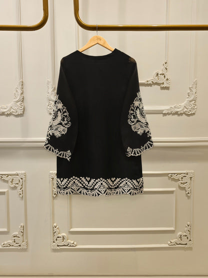 2 Piece - Embroidered cotton net Suit