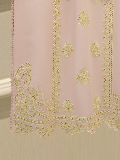 3 Piece - Embroidered Cambric Suit
