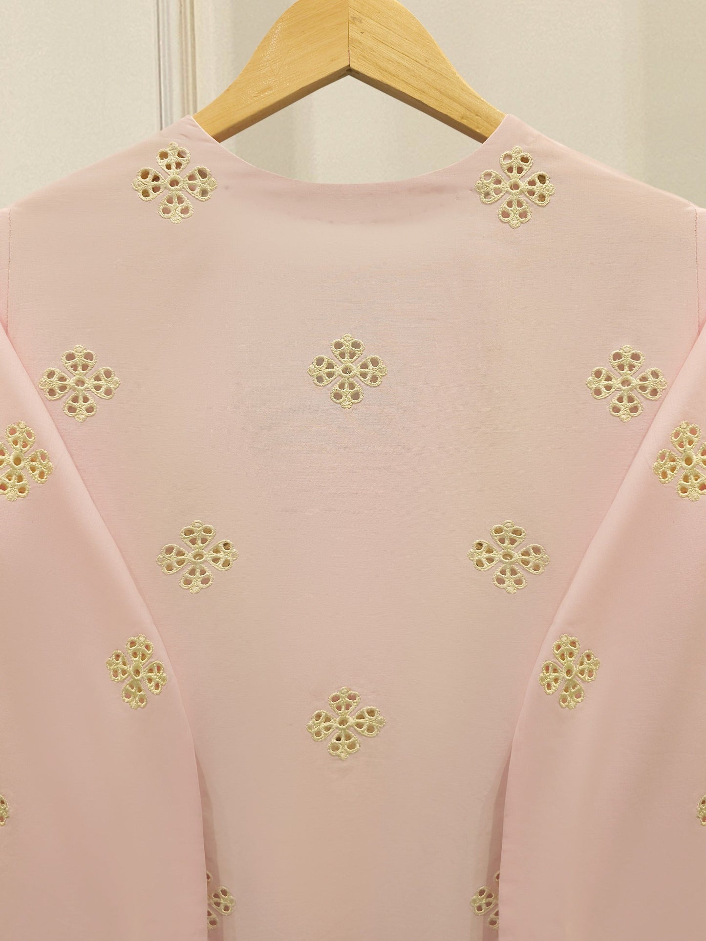 3 Piece - Embroidered Cambric Suit
