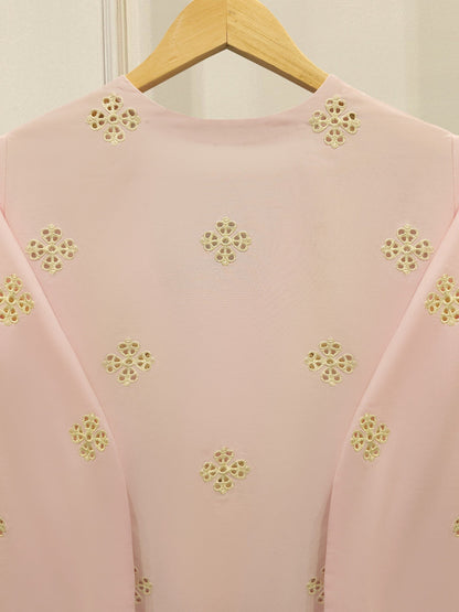 3 Piece - Embroidered Cambric Suit