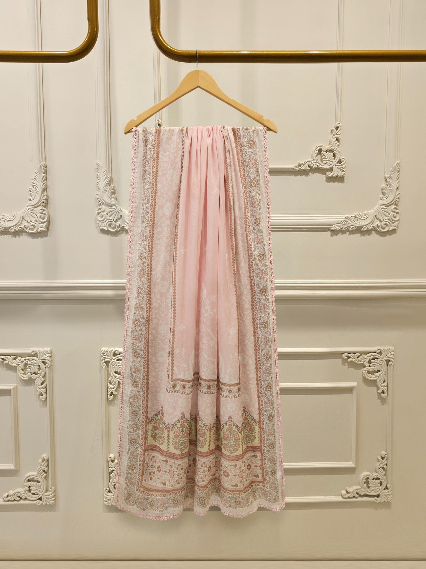 3 Piece - Embroidered Cambric Suit