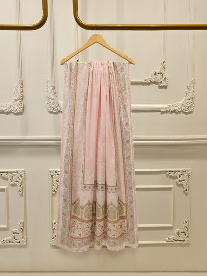 3 Piece - Embroidered Cambric Suit