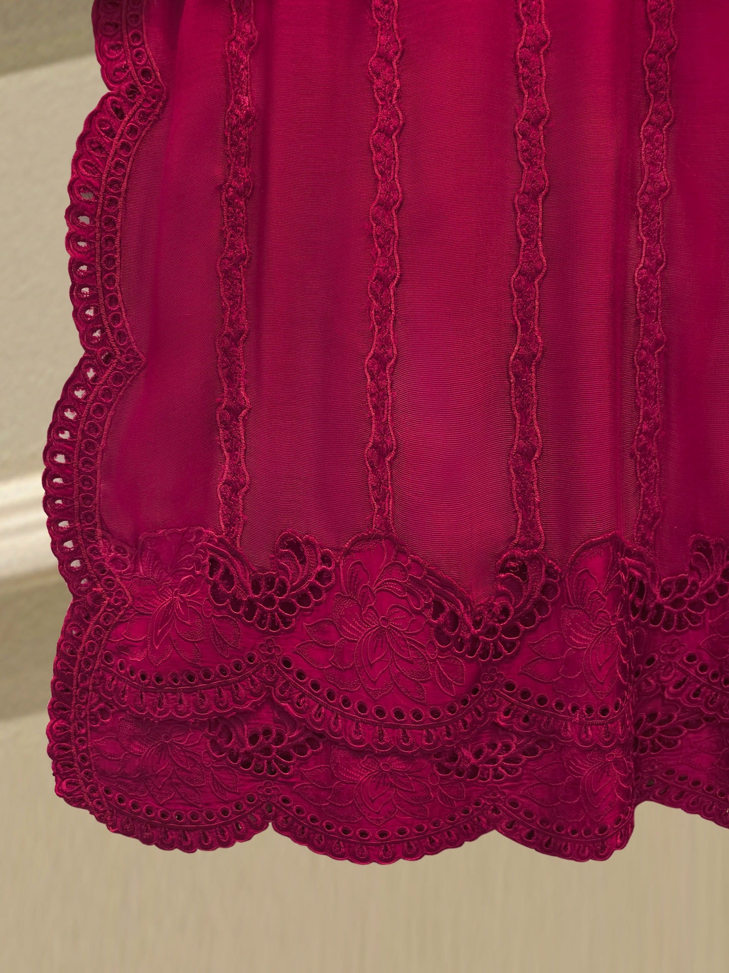 3 Piece - Pure Embroidered Cotton Net Suit
