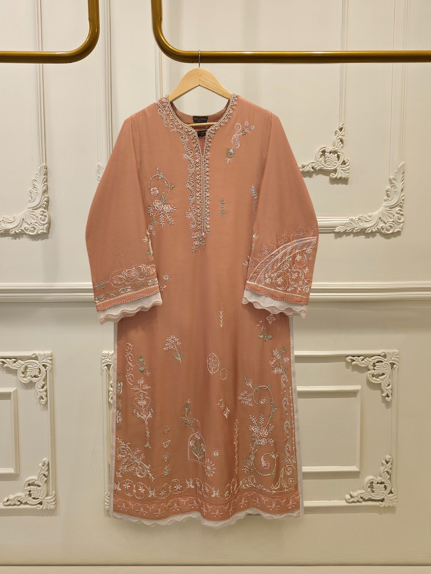 2 Piece - Pure Khaddi Silk Embroidered Suit
