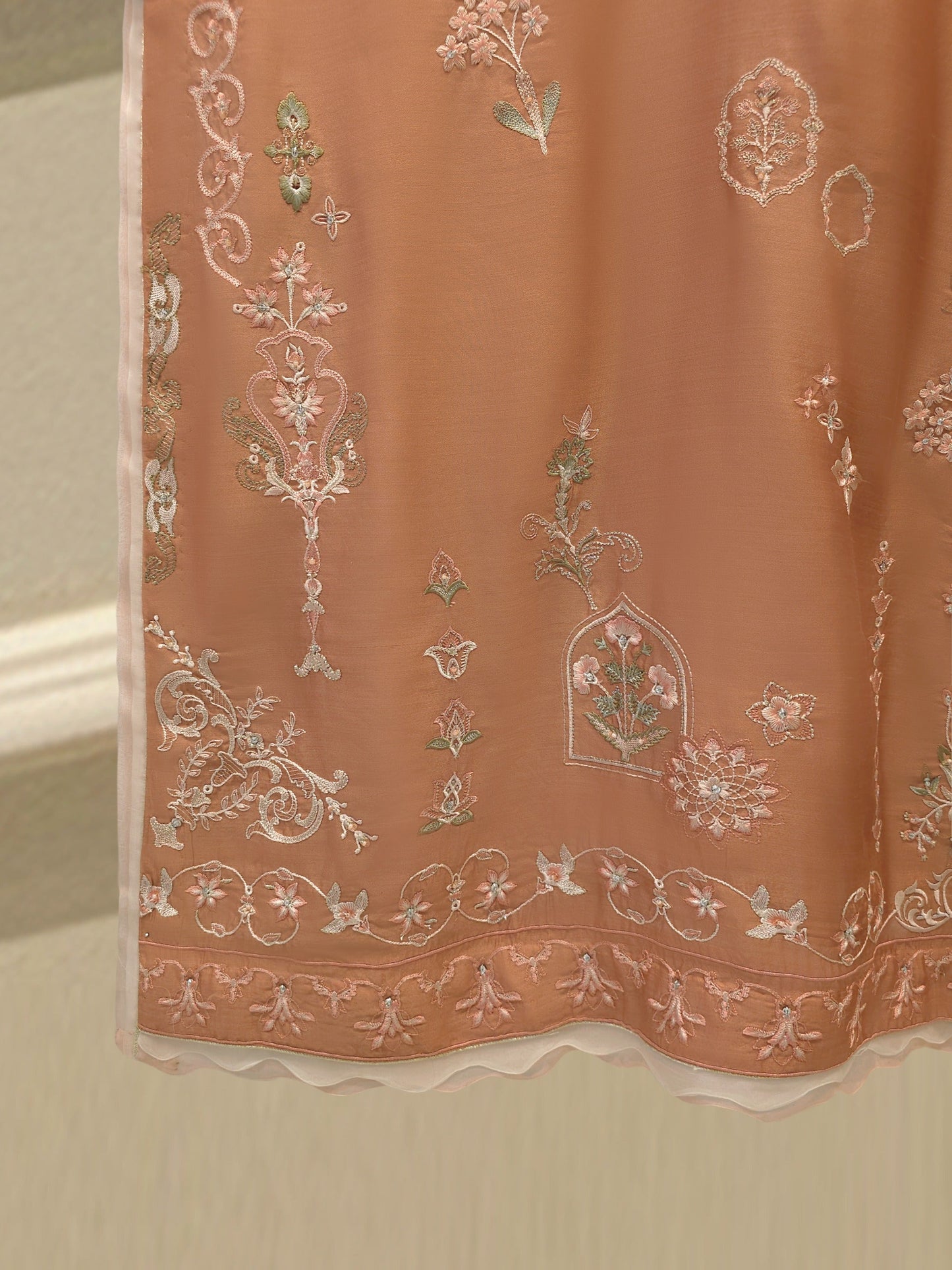 2 Piece - Pure Khaddi Silk Embroidered Suit