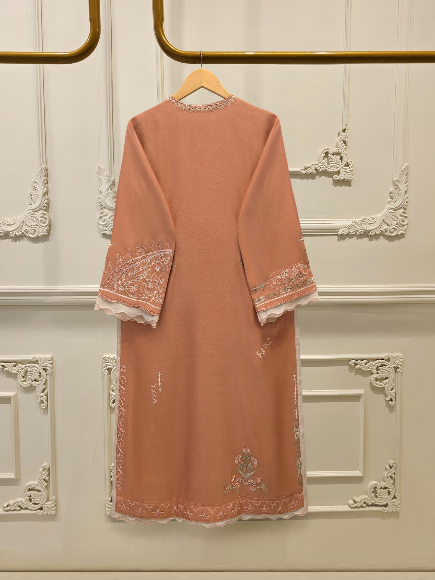 2 Piece - Pure Khaddi Silk Embroidered Suit