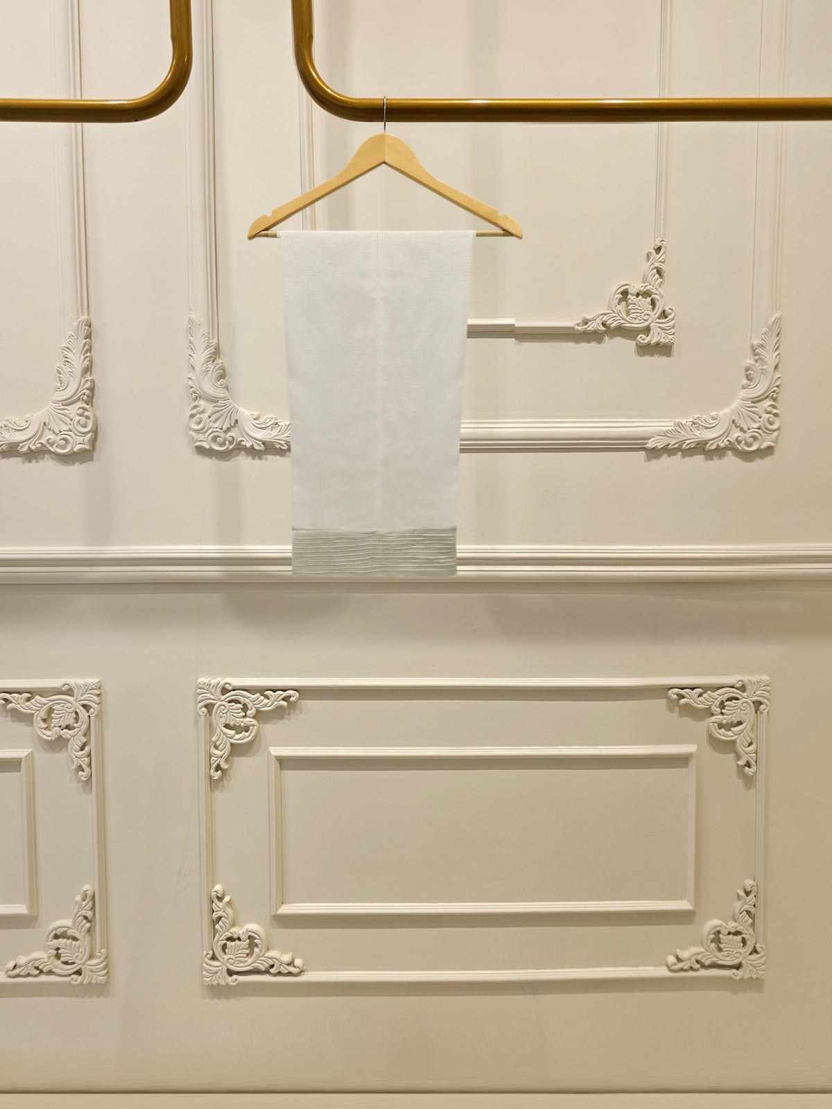 3 Piece - Pure Embroidered Cotton Net Suit