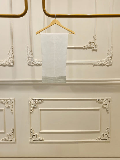 3 Piece - Pure Embroidered Cotton Net Suit