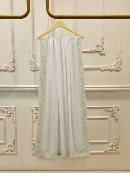 3 Piece - Pure Embroidered Cotton Net Suit