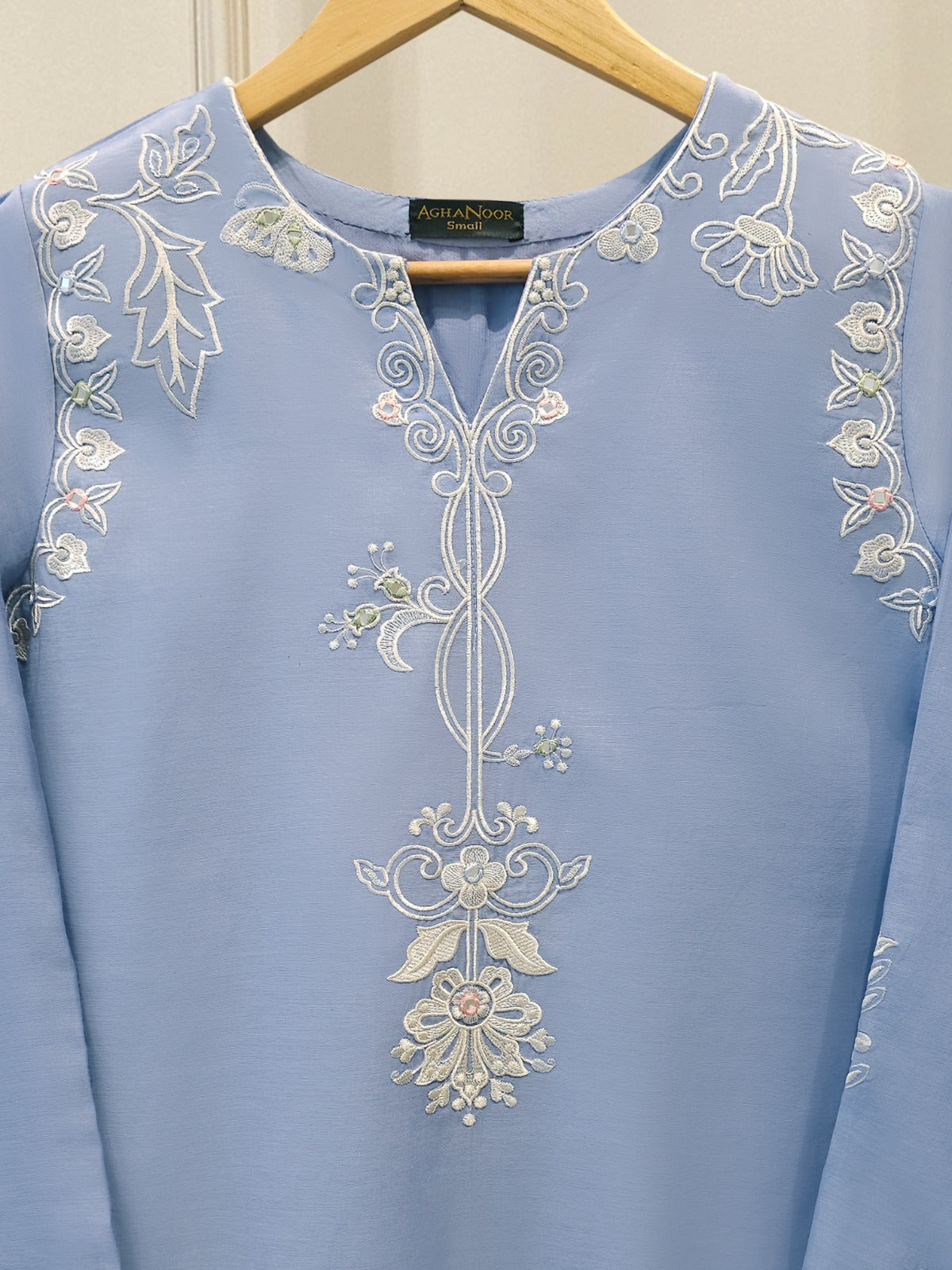 Embroidered Kora Cotton Shirt