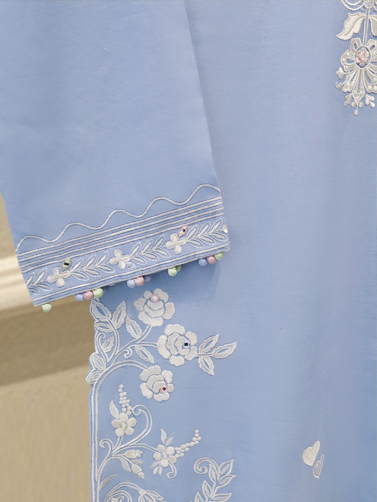 Embroidered Kora Cotton Shirt