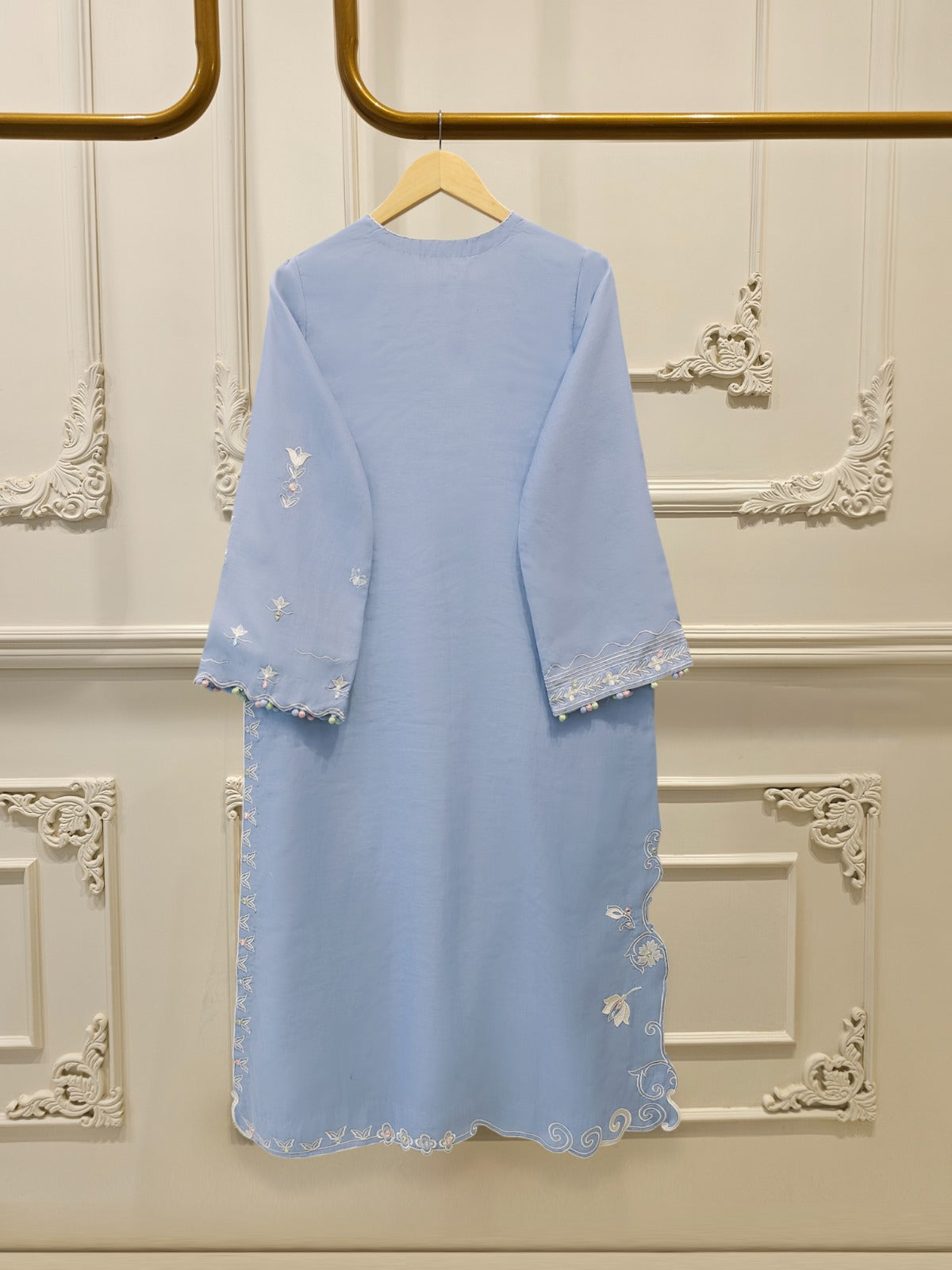 Embroidered Kora Cotton Shirt