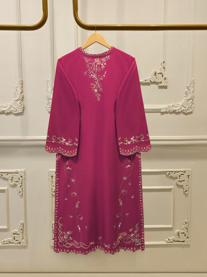 2 Piece - Embroidered Cambric Suit