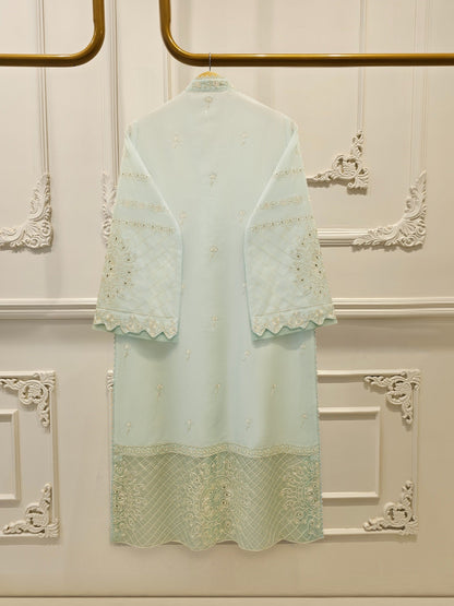 3 Piece - Embroidered Cambric Suit