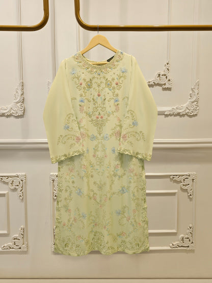 2 Piece - Pure Khaddi Silk Embroidered Suit