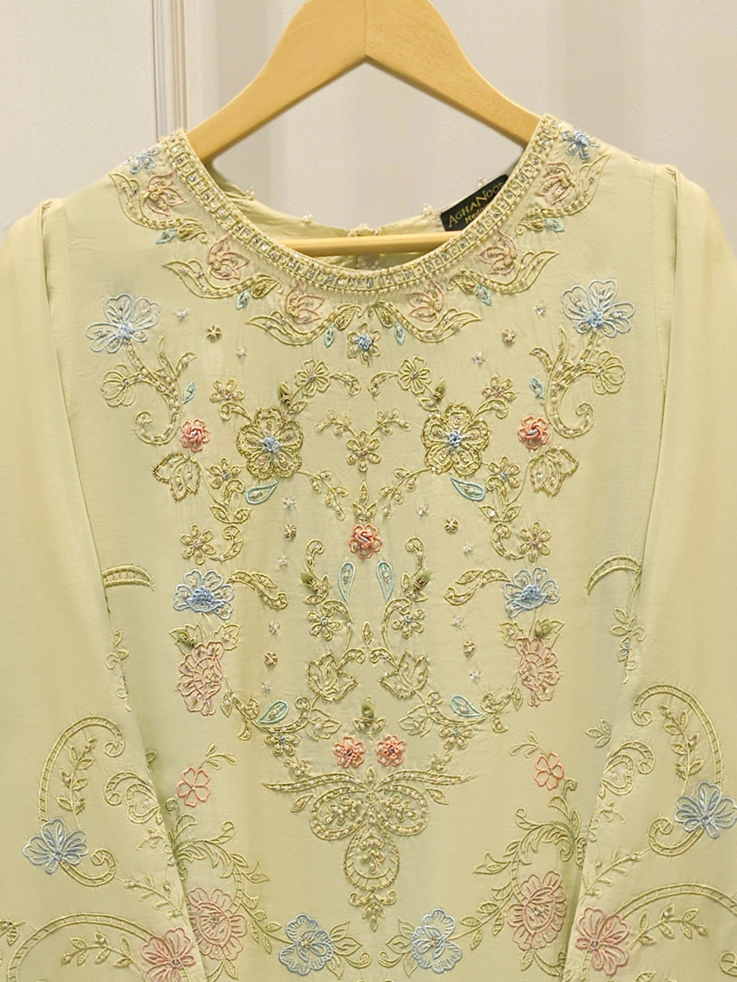 2 Piece - Pure Khaddi Silk Embroidered Suit