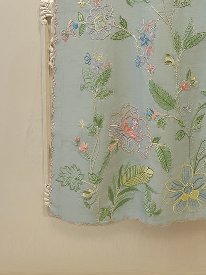 Pure Khaddi Silk Embroidered Shirt