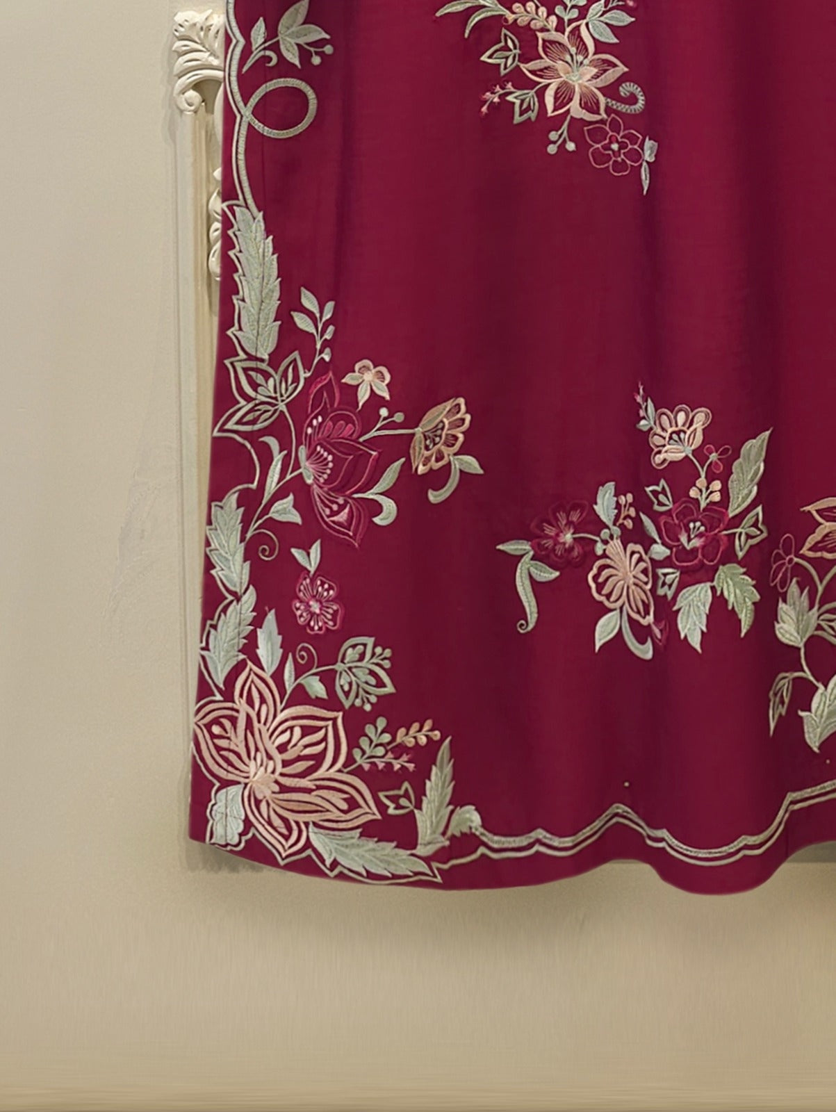 Pure Khaddi Silk Embroidered Shirt