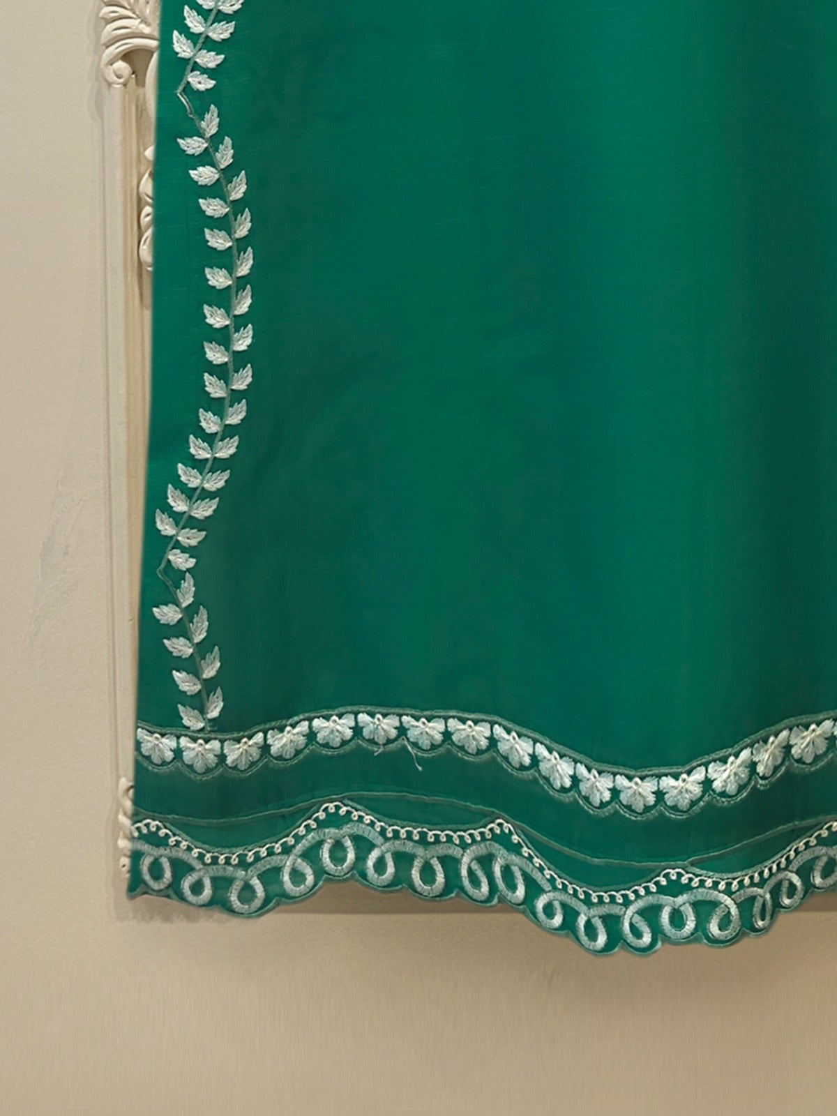 Pure Organza Embroidered Suit