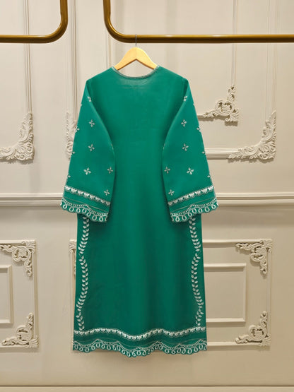 Pure Organza Embroidered Suit