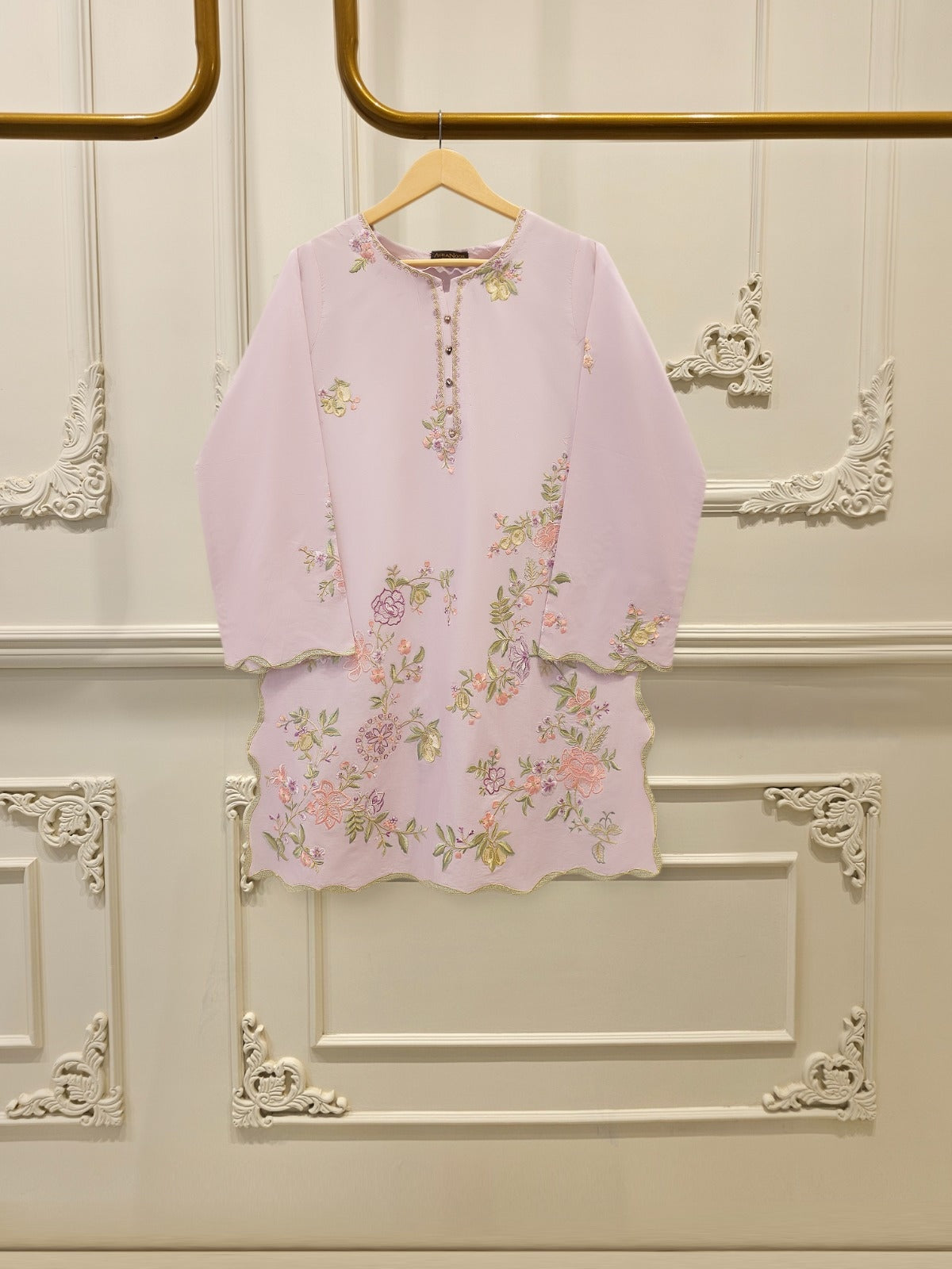 Embroidered Cambric Shirt