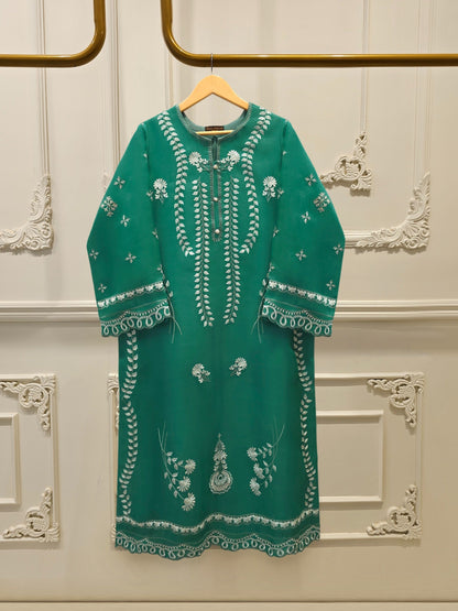 Pure Organza Embroidered Suit