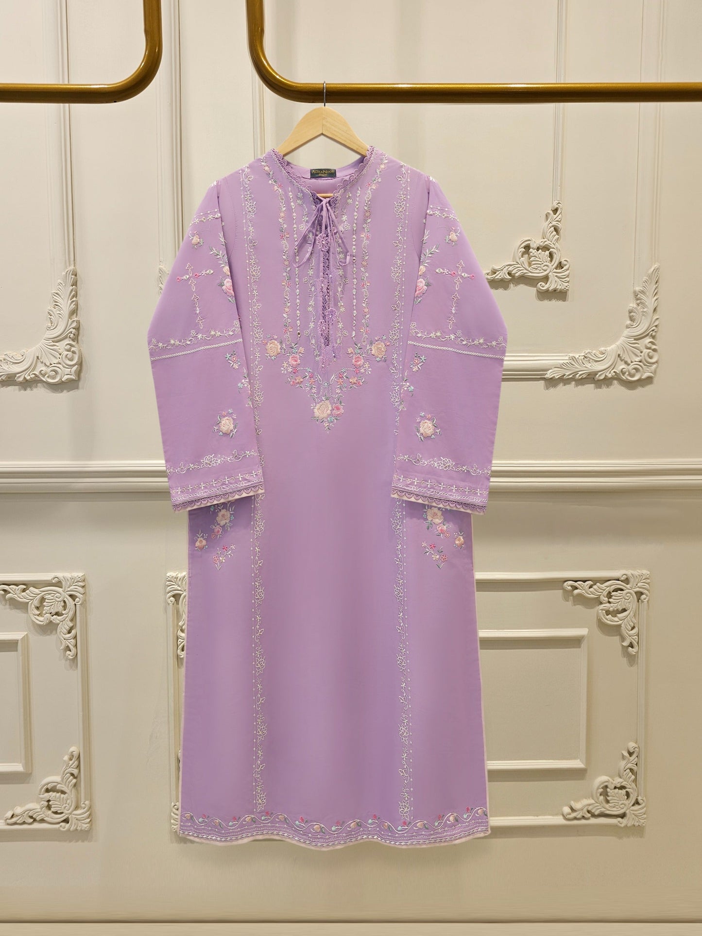 Embroidered Cambric Shirt