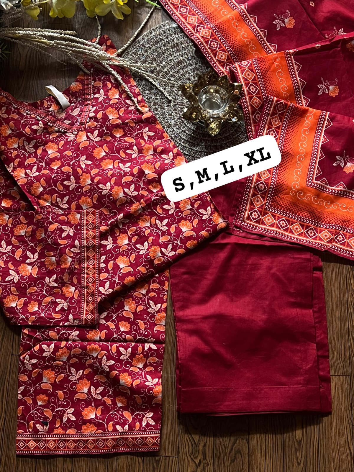 Bin Saeed 3pcs Printed Suits