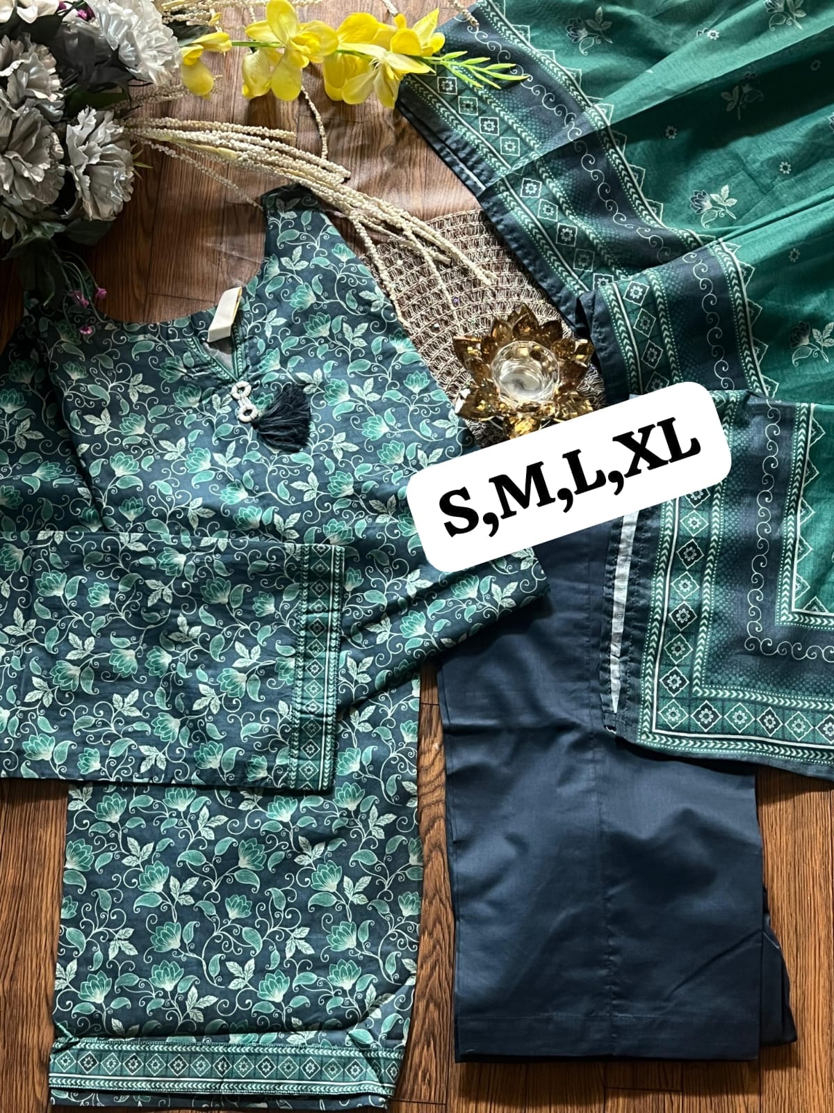 Bin Saeed 3pcs Printed Suits