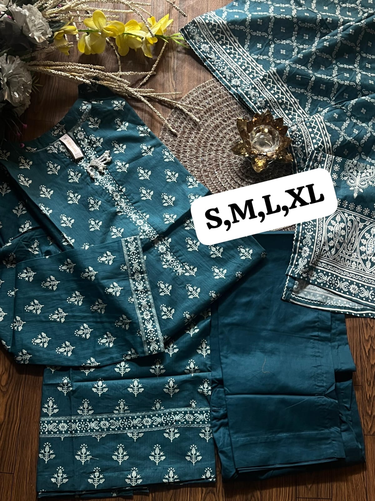 Bin Saeed 3pcs Printed Suits