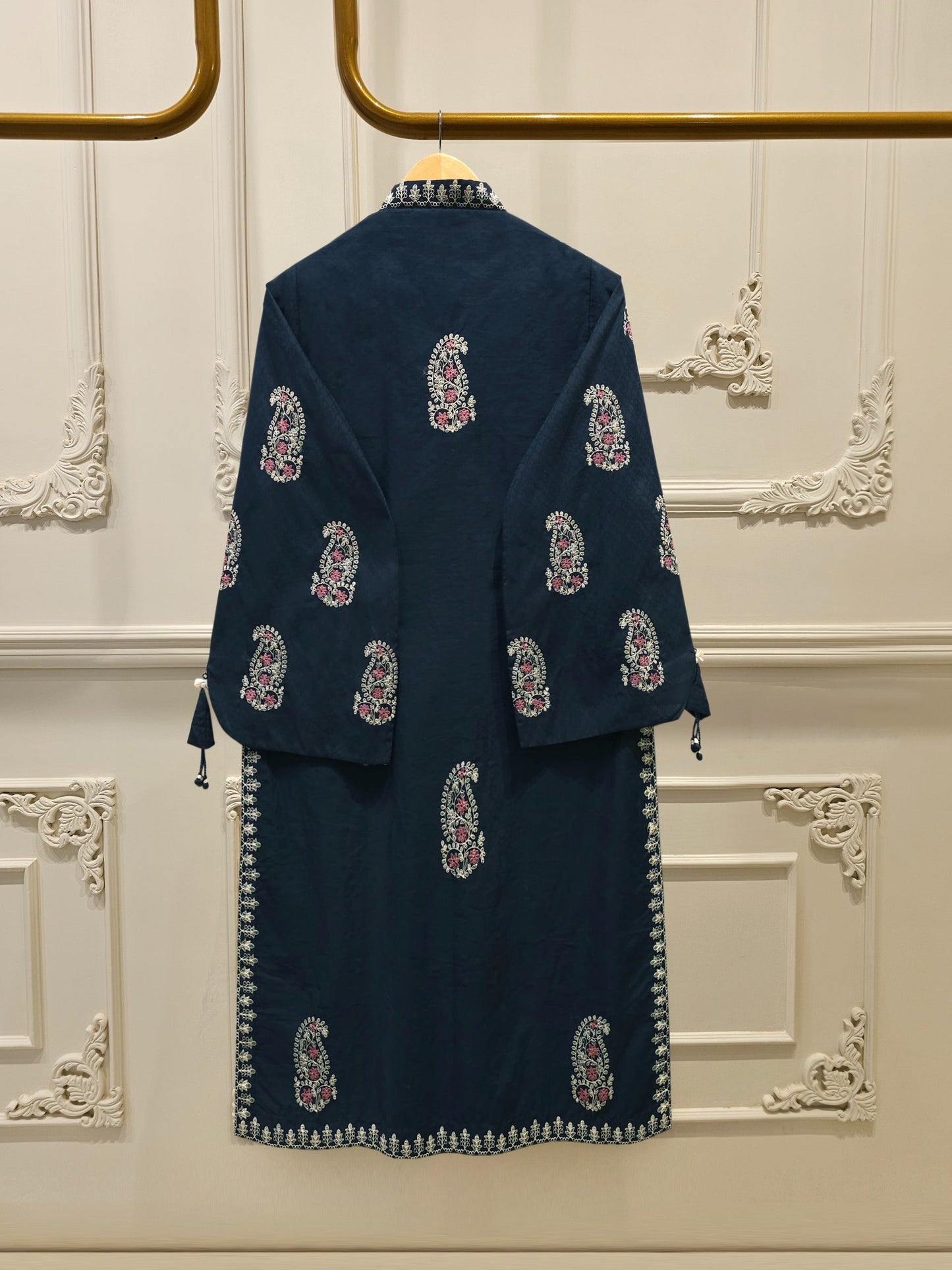 2 Piece - Embroidered Cambric Suit S115089