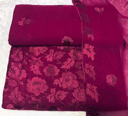 3Pcs Chiffon Suits