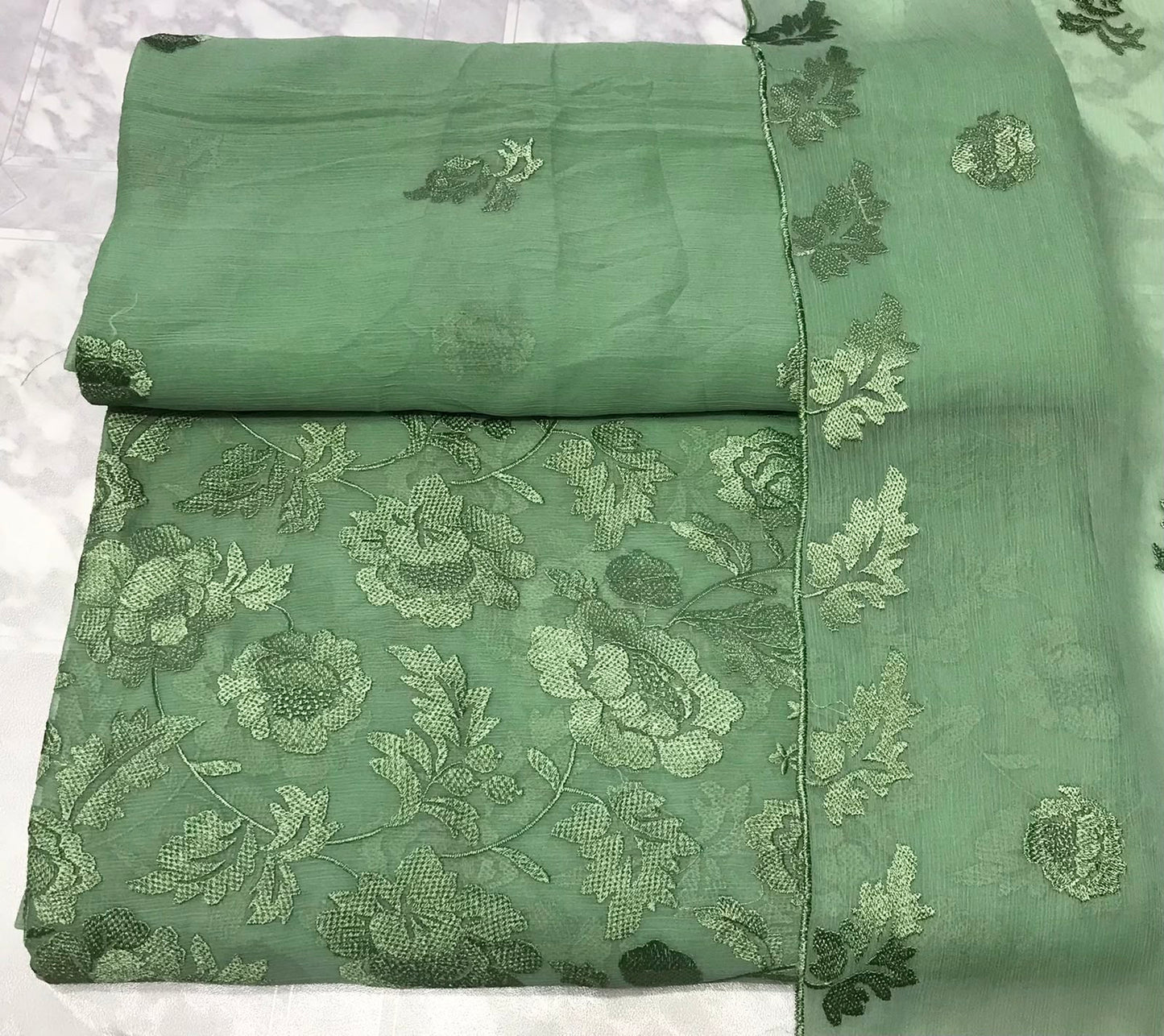 3Pcs Chiffon Suits