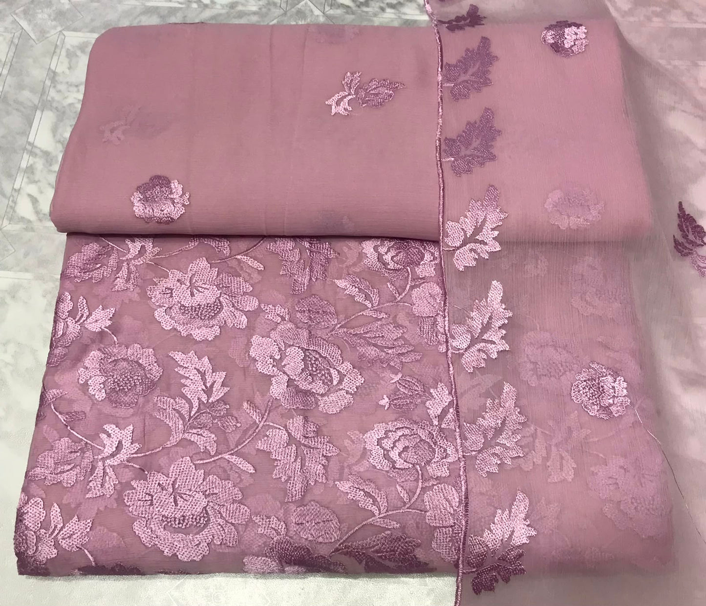 3Pcs Chiffon Suits