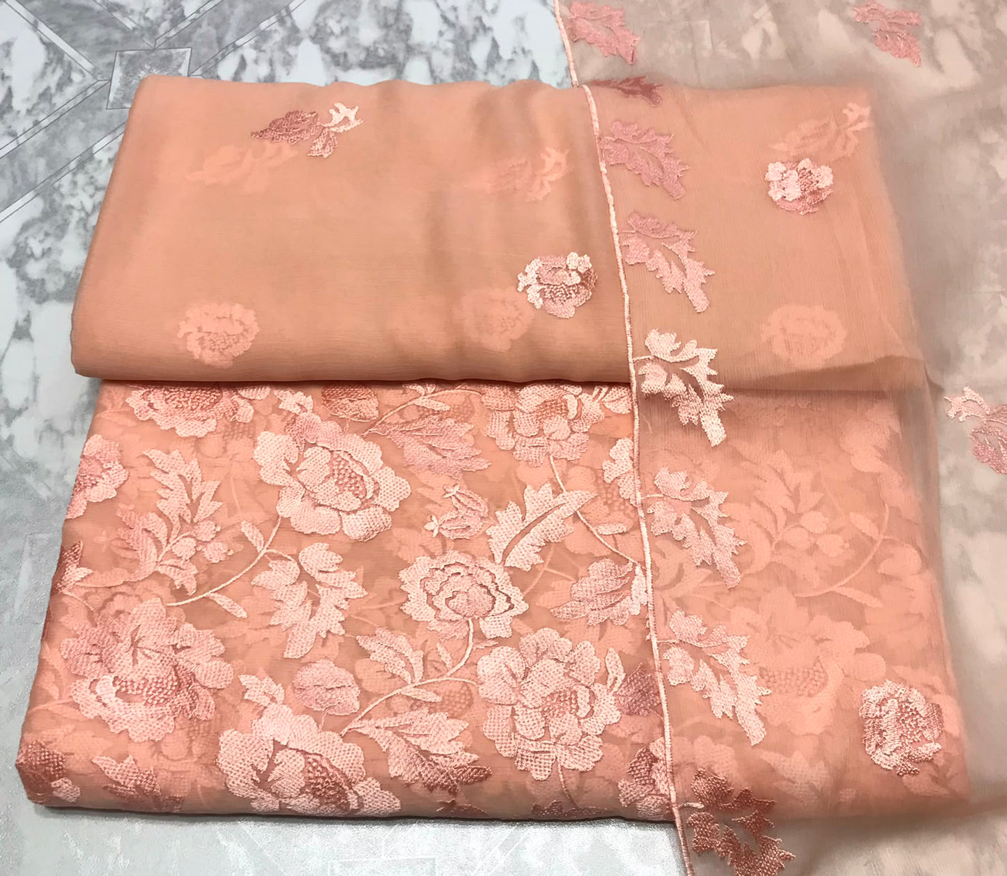 3Pcs Chiffon Suits