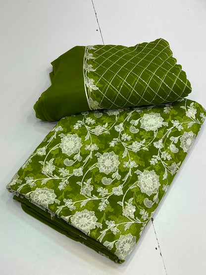 3pcs chiffon suits