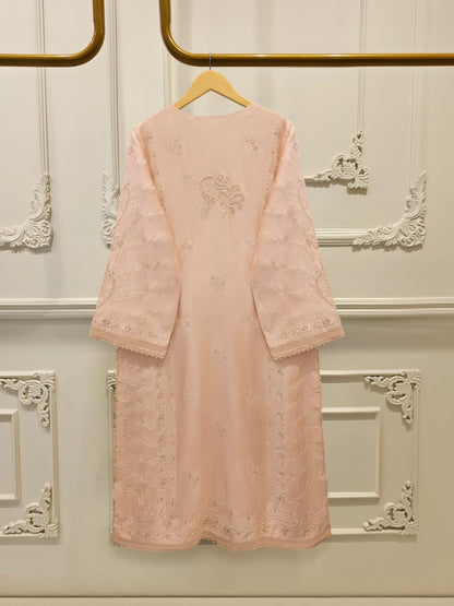 AGHA NOOR 3 Piece- Pure Shisha Silk Embroidered Suit S115122